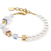 Coeur de Lion GeoCube Precious Fusion Pearls Armband - 5086/30-1522